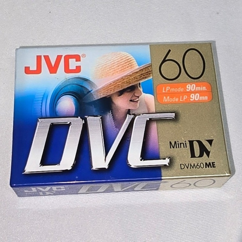 JVC Mini DV 60‎ Digital Video Cassette Tape M-DV60DUW 60ME 90min LP New Sealed